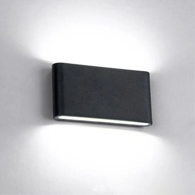 6W 12W LED Wall Lamp Outdoor Waterproof Garden Lighting Aluminum AC86-265V Indoor Bedroom Living Room Stairs Wall Light