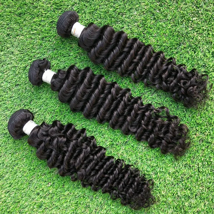 Neat and Tight Brazilian Deep Wave Human Virgin Hair Popular Fashion Style
