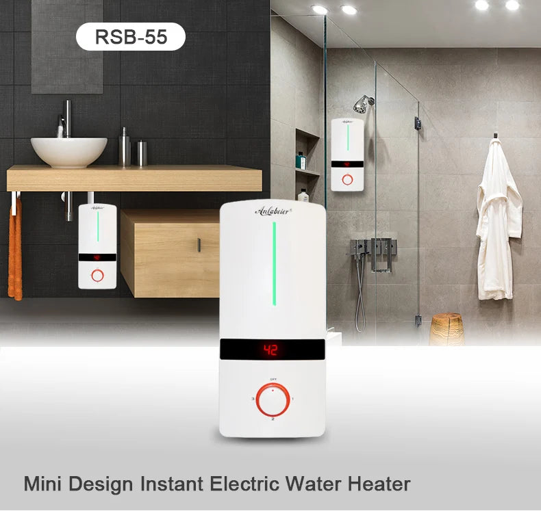 New Design 1.0-5.5kw Small Low Wattage Electric Hot Water Heaters for Bath at Home