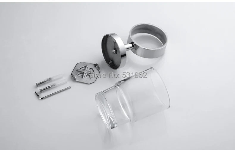 Bathroom Accessories Towel Rack Shelf Paper Holder Stainless Steel Toilet Brush Holder Hand Towel Ring Robe Hook Hanger Chrome