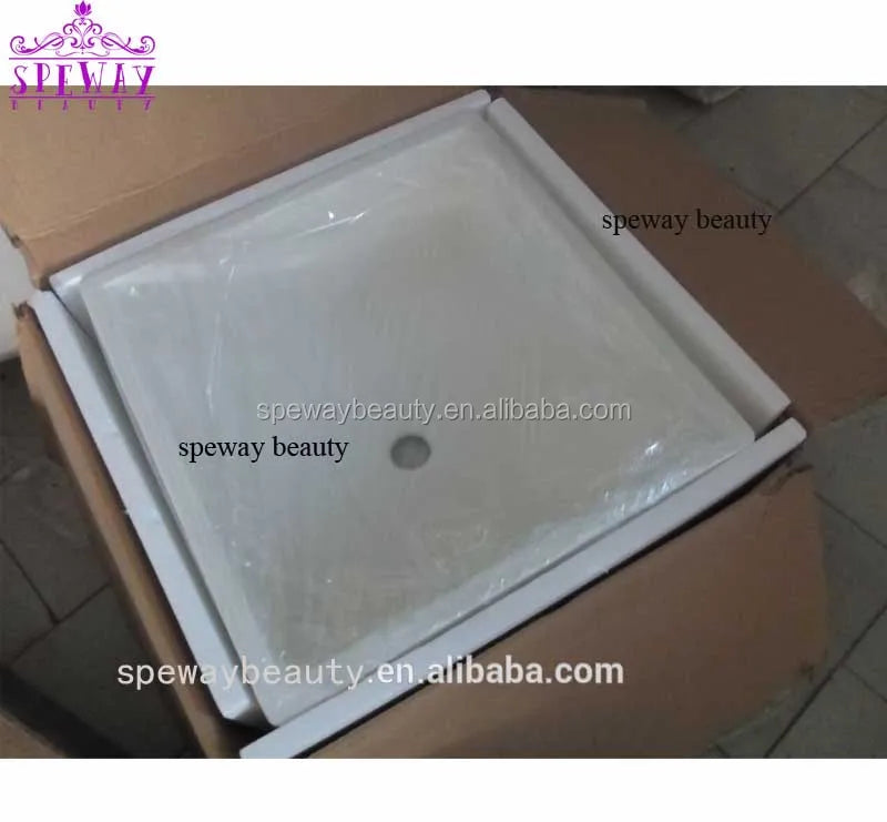 Hot Sale White Square Foot Spa Pedicure Sink Beauty Nail Salon Ceramic Pedicure Bowl Comes With Pull- Out Faucet