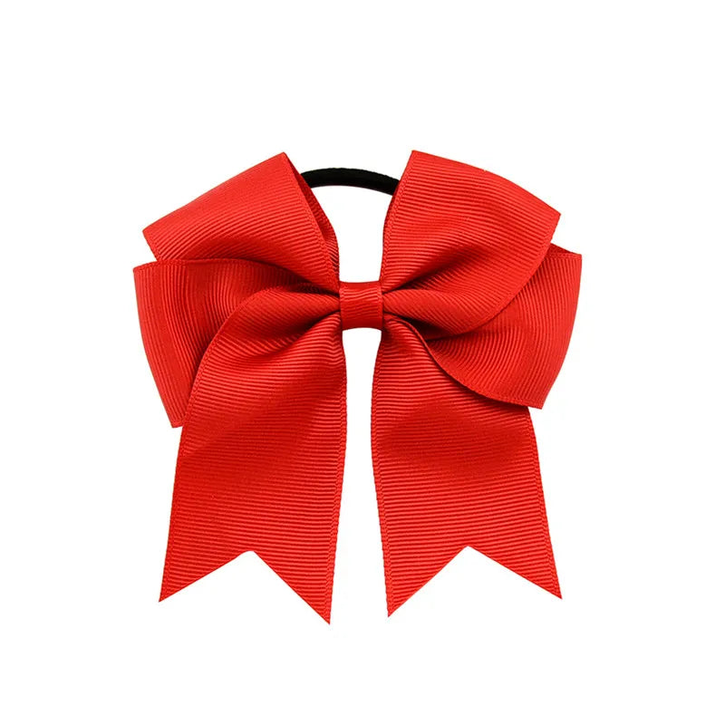 Grosgrain Ribbon Bow Women Ponytail Holder Elastic Hair Bands Rubber Rope Hairbands Girls Headdress Scrunchies Hair Accessories