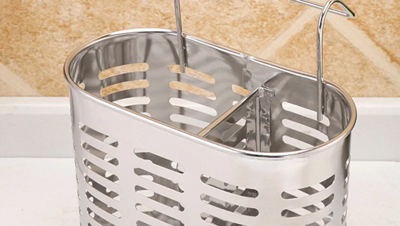Kitchen Organizer Stainless Steel Dish Drainer Kitchen Tableware Storage Rack Chopsticks Spoon Fork Storage Holder For Kitchen