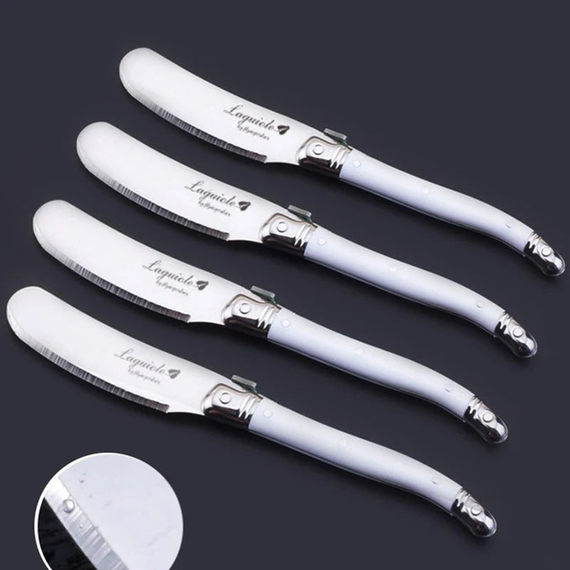 6.25inch Stainless Steel Butter Cutter Cheese Jam Spreaders Wipe Cream Cutter Kitchen Gadgets Laguiole  Butter Bread Tool 4-6pc