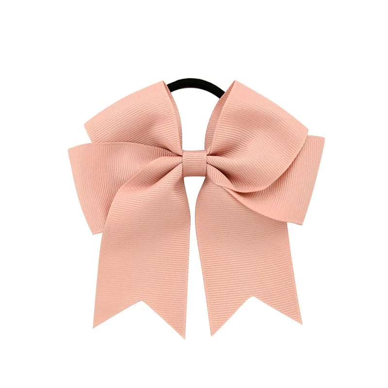 Grosgrain Ribbon Bow Women Ponytail Holder Elastic Hair Bands Rubber Rope Hairbands Girls Headdress Scrunchies Hair Accessories