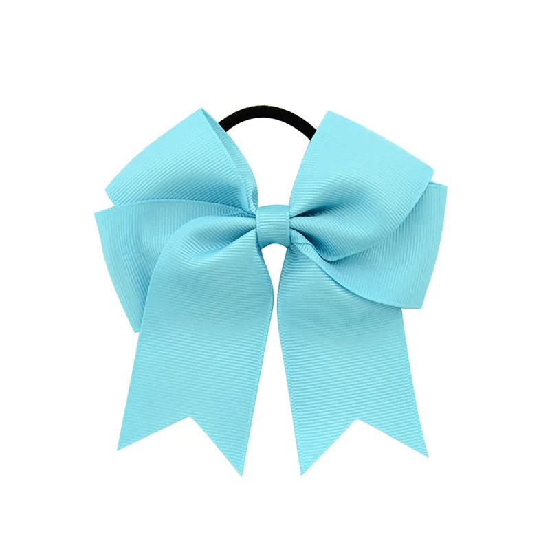 Grosgrain Ribbon Bow Women Ponytail Holder Elastic Hair Bands Rubber Rope Hairbands Girls Headdress Scrunchies Hair Accessories