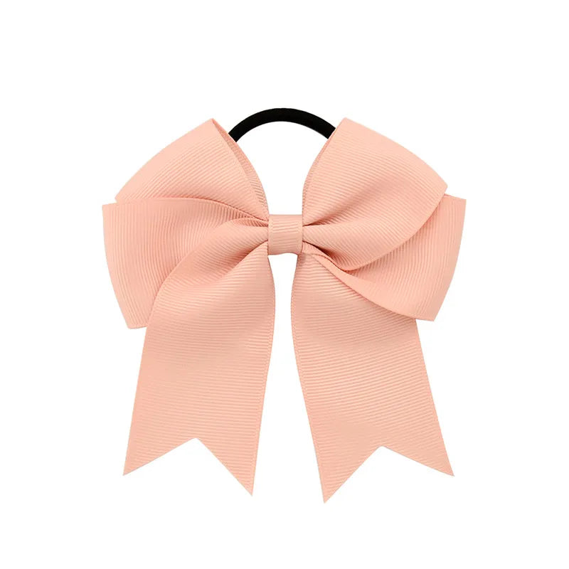 Grosgrain Ribbon Bow Women Ponytail Holder Elastic Hair Bands Rubber Rope Hairbands Girls Headdress Scrunchies Hair Accessories
