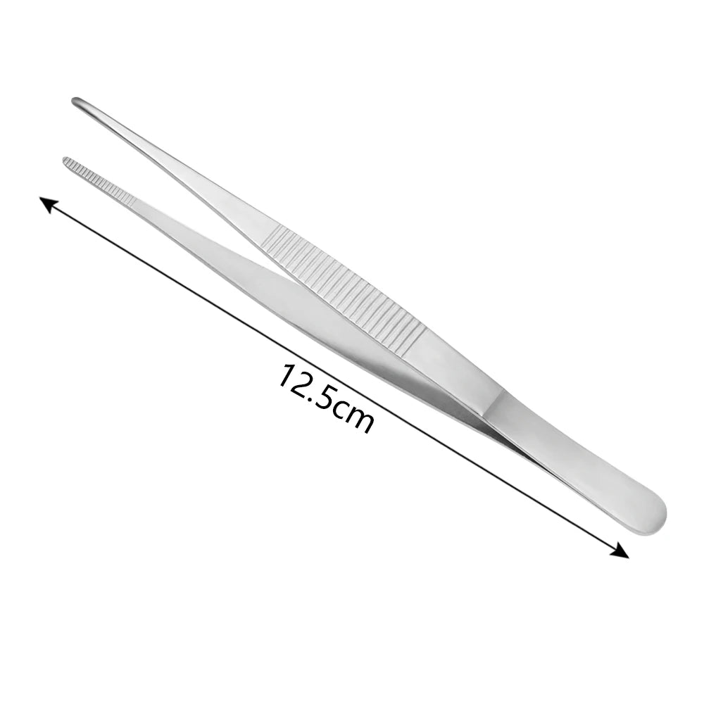 1 PC Useful Barbecue Tongs Food Tongs Food Clip Kitchen Gadgets Stainless Steel Churrasco Tweezers Clip Buffet BBQ Tool