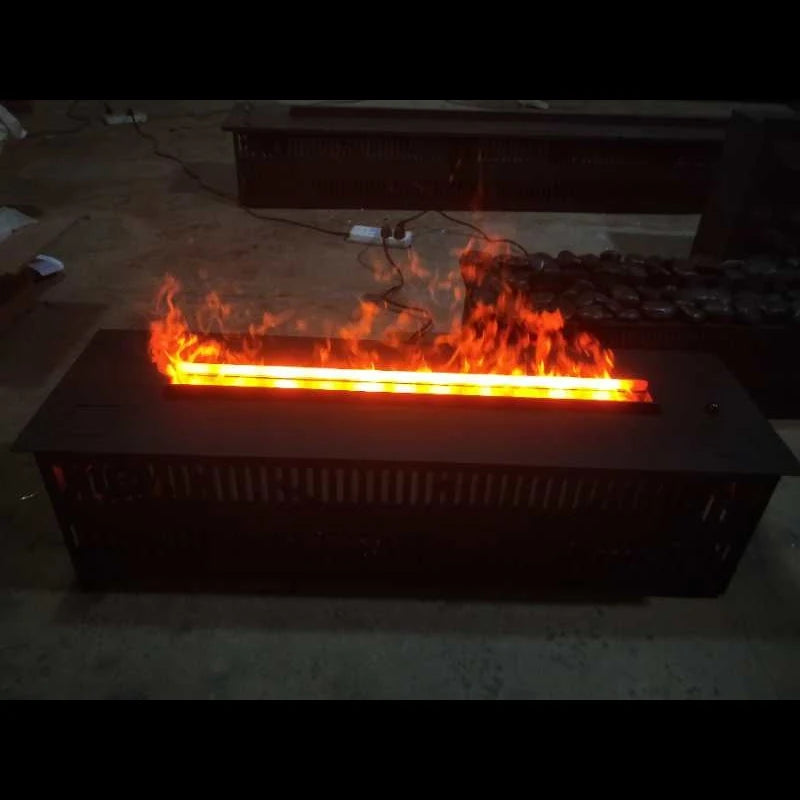 Factory Price 40" 3D Electric Fireplace Insert with Remote Control and Steel Construction for Modern Household Use