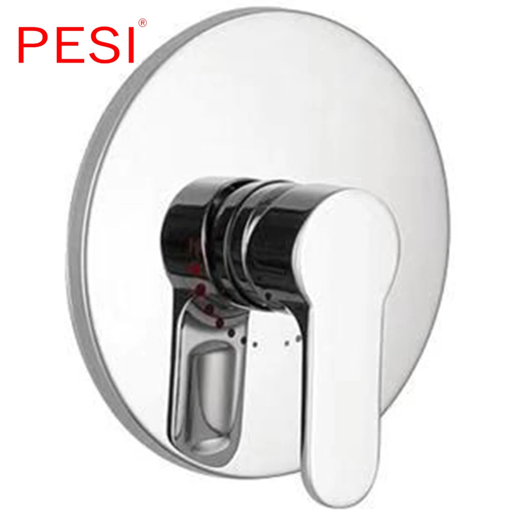All Brass Shower Faucet Mixing Valve 1/2/3 Ways Concealed Easy-mount Box Brass Concealed Valve Wall Mount Wholesale Mate Black
