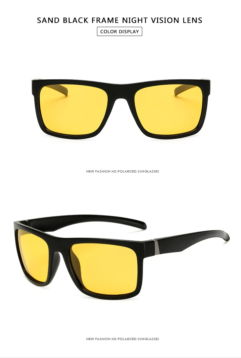 WarBLade Sport Sunglasses Polarized Men Women Brand Designer Driving Fishing Polarized Sun Glasses Black Frame Gafas De Sol 1820