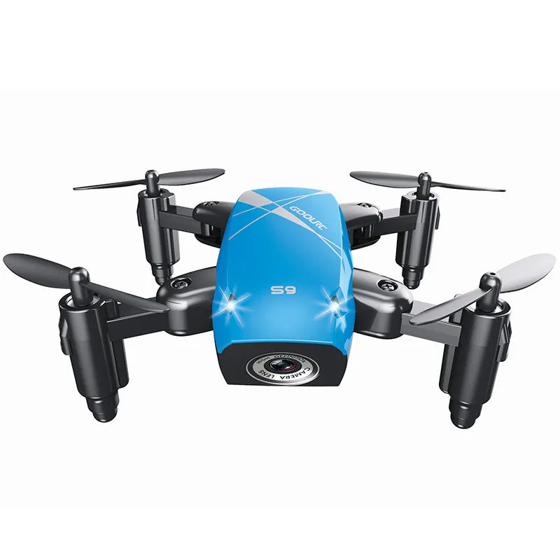S9HW Mini Drone With Camera HD S9 No Camera Foldable RC Quadcopter Altitude Hold Helicopter WiFi FPV Micro Pocket Drone