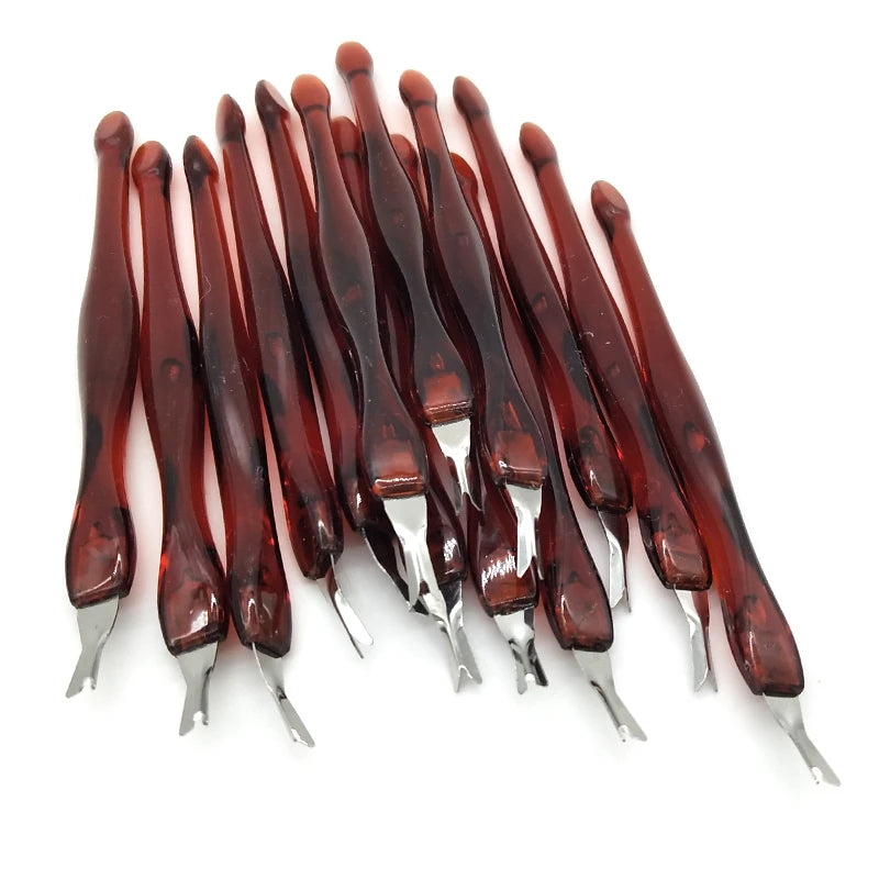40pcs/lot Stainless Steel Cuticle Remover Trim Dead Skin Cuticle Pusher Trimmer Pedicure Nail Art Tools Nail Art Accessory Set
