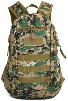 Cool Camping Gear Tactical Backpack, Trekking Bags, Camouflage Rucksack, Molle Bag, Camping Travel Backpacks, 15L