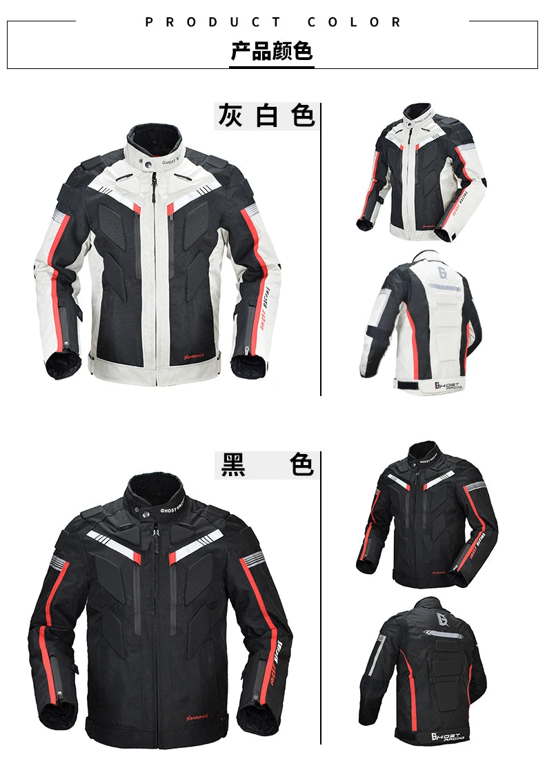 four season cotton knight clothing cycing biker jacket motorcycle road jacket off-road motorbike racing suit have protection