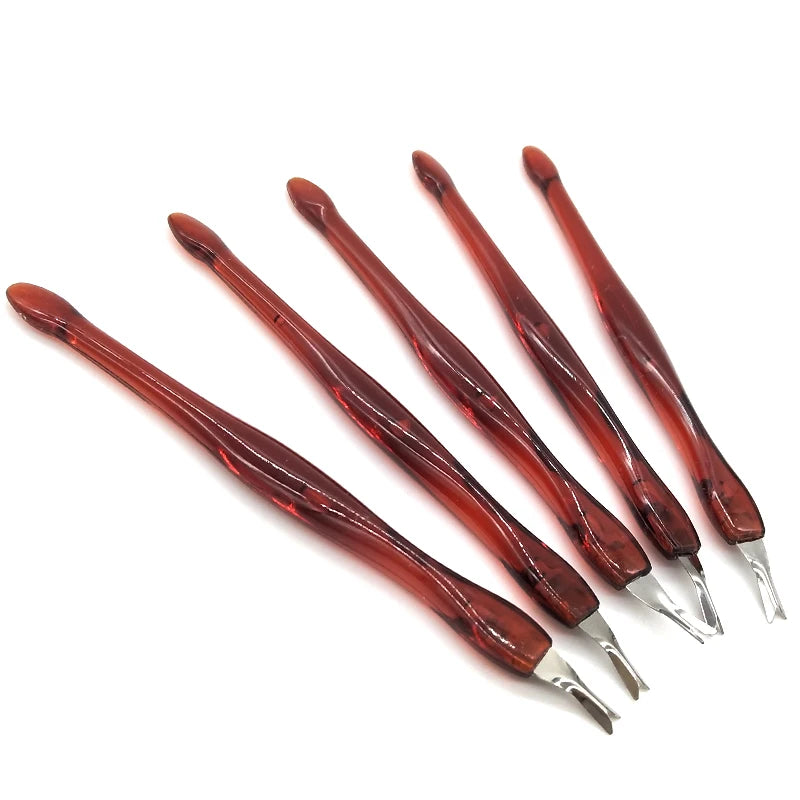 40pcs/lot Stainless Steel Cuticle Remover Trim Dead Skin Cuticle Pusher Trimmer Pedicure Nail Art Tools Nail Art Accessory Set