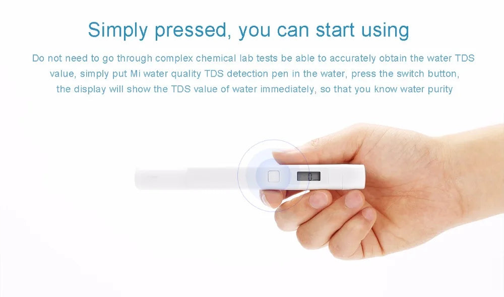 Original MIJIA TDS Water Tester Portable Detection Pen Stylus Digital Water Meter Filter Quality Purity Tester