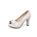 MORAZORA 2024 new arrival pumps women shoes sweet peep toe spring summer platform shoes slip on high heels prom shoes woman