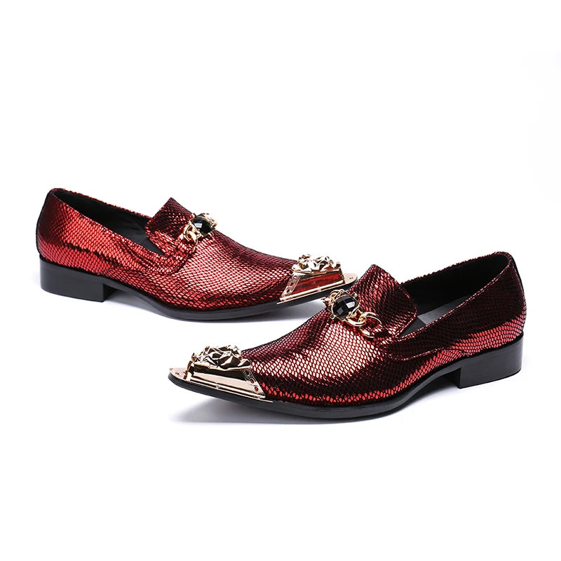 NA158 New Men Dress Shoes Fashion Style Man Genuine Leather Wedding Shoes Social Sapato Male Oxfords Flats Shoes Sapatos