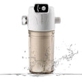 Electric Double Filter Shower Head Activated Carbon Water Filter with Replaceable Chlorine Filter for All Shower Heads