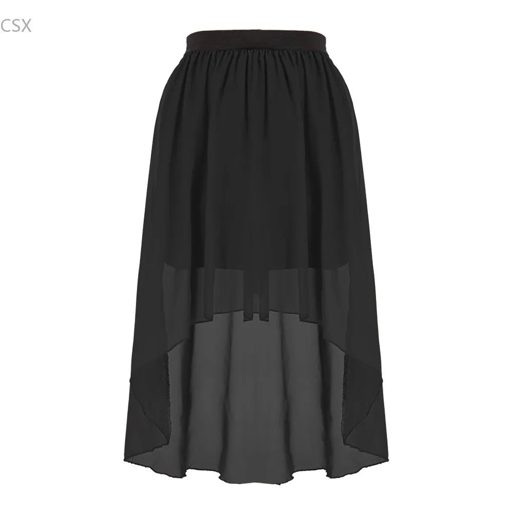 MwOiiOwM New Excellent Maxi Skirt Fashion Long Bohemian Princess Pleated Asymmetrical Women Skirt Classic Chiffon Skirt 35