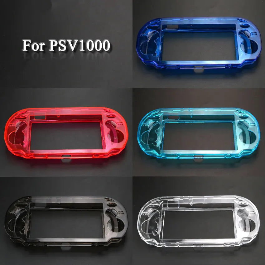 YuXi Clear Hard Case Transparent Protective Cover Shell Skin for PSV1000 Psvita PS Vita PSV 1000 Crystal Body Protector