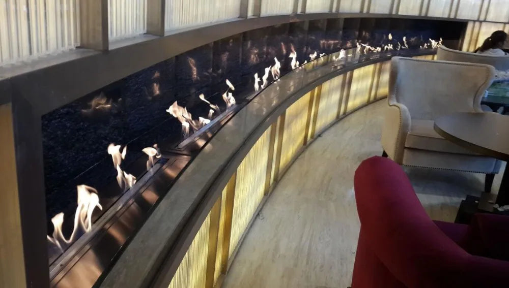 36 Inch Chimenea Remote Control Bio Ethanol Fire Place Fireplace Bioethanol Electric Modern Fireplaces