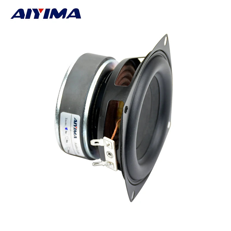 AIYIMA 1Pcs 4 Inch Subwoofer Speaker Unit HIFI 4/8 Ohm 100W Woofer Sound Speaker Home Theater Deep Bass Loudspeaeker