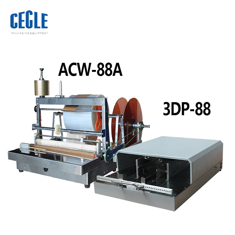 ACW-88+A3DP-88/3DP-88 Cellophane Wrapping Machine for Perfume Box
