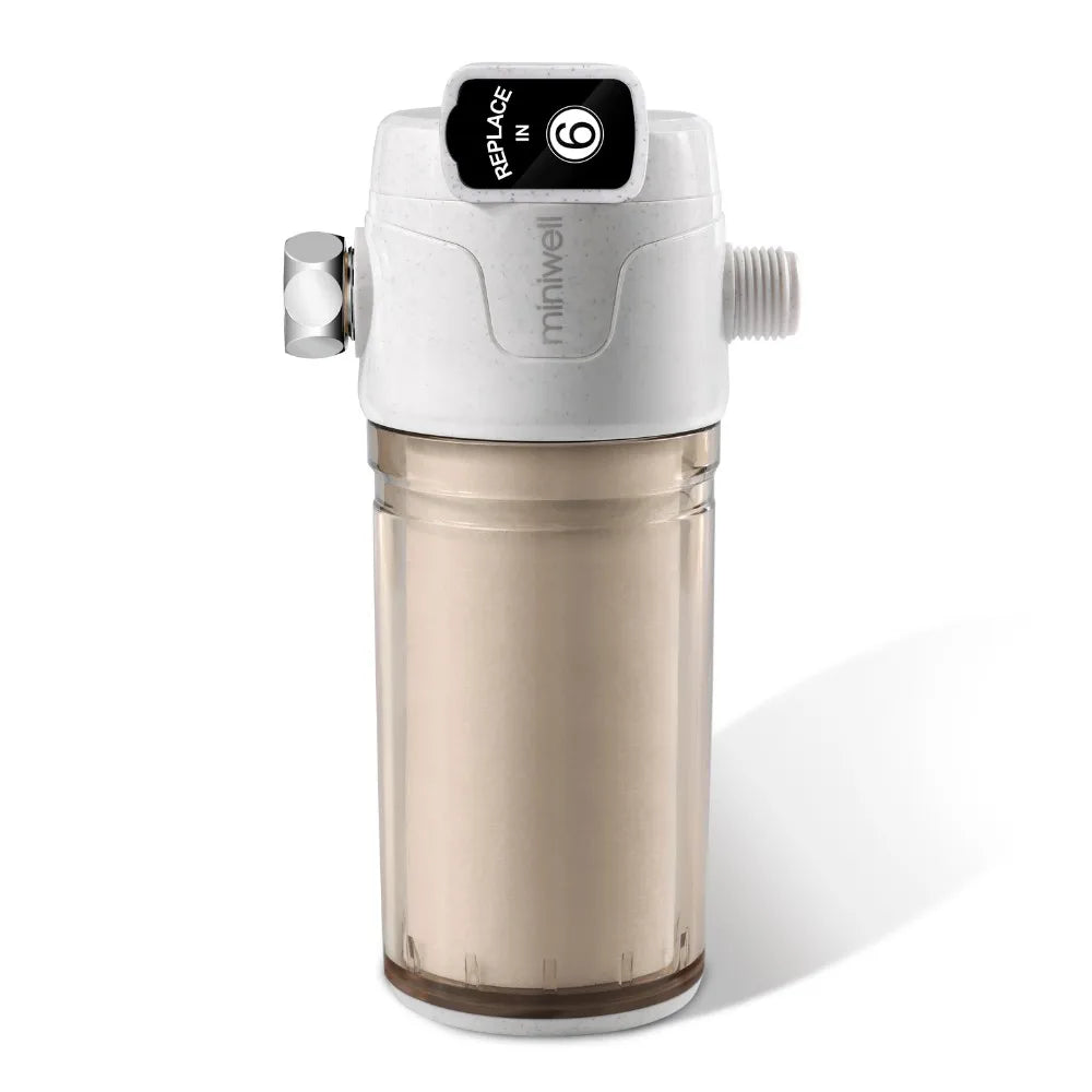 Electric Double Filter Shower Head Activated Carbon Water Filter with Replaceable Chlorine Filter for All Shower Heads