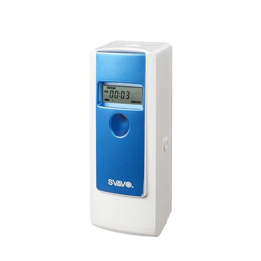 SVAVO Automatic Aerosol Dispenser Air Freshener for Home Room Toilet Wall Mounted LCD Fragrance Perfume Sprayer Machine VX485D