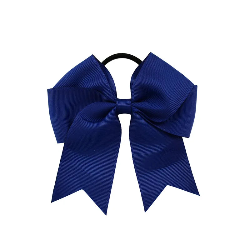 Grosgrain Ribbon Bow Women Ponytail Holder Elastic Hair Bands Rubber Rope Hairbands Girls Headdress Scrunchies Hair Accessories