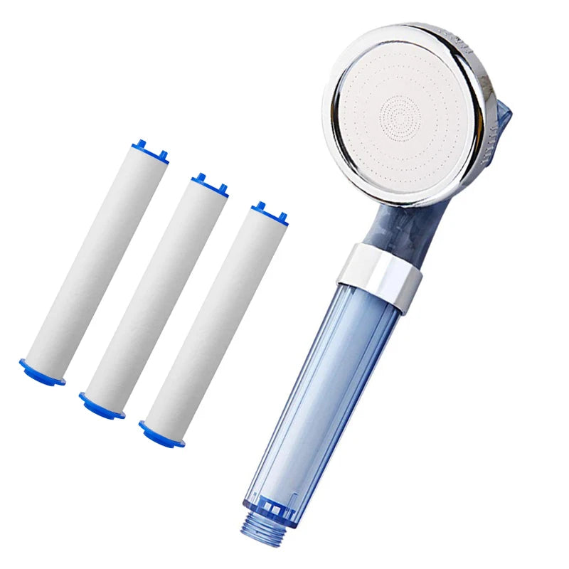 High Quality Bath PP Sediment Cartridge Filtered Shower Head High Pressure Filter Shower Head Rainfall Spa Shower Nozzle