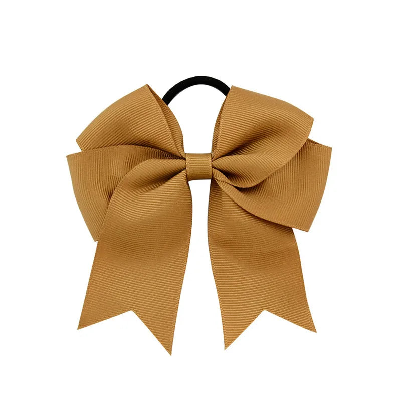 Grosgrain Ribbon Bow Women Ponytail Holder Elastic Hair Bands Rubber Rope Hairbands Girls Headdress Scrunchies Hair Accessories