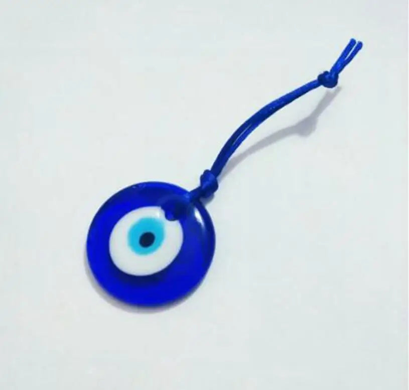 Greek Turkish Evil Eye Wall Hanging Amulet, Kabbalah & Evil Eye For Keys Car Bag Charm Key Ring Handbag Couple Key Chains Gift
