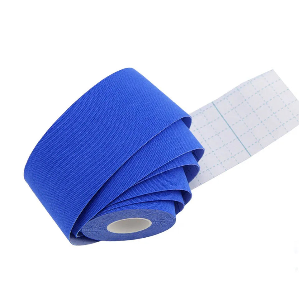 1 Roll Muscle Tape Bandage Sports Kinesiology Tape Roll Cotton Elastic Adhesive Strain Injury Muscle Sticker Kinesiologe