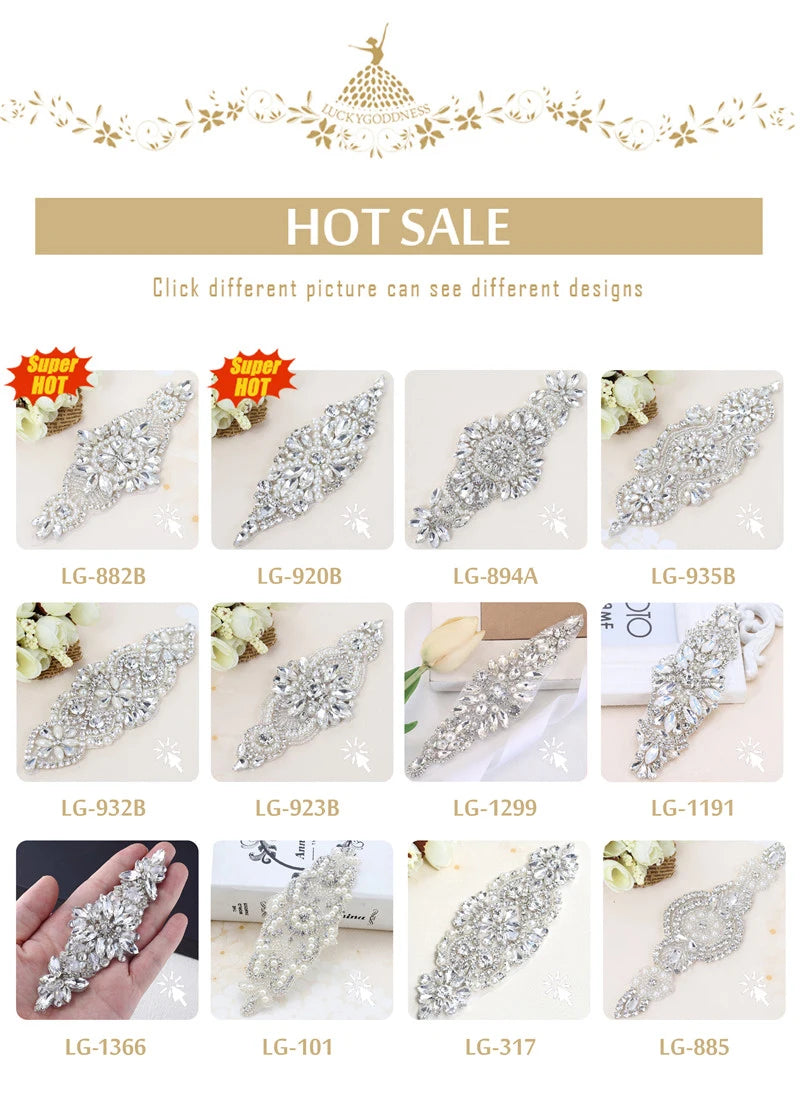 Bridal Belts With Diamond Crystals Wedding Sashes Rhinestone Bridal Belts Bead Sash Wedding Dress Accessories Belt