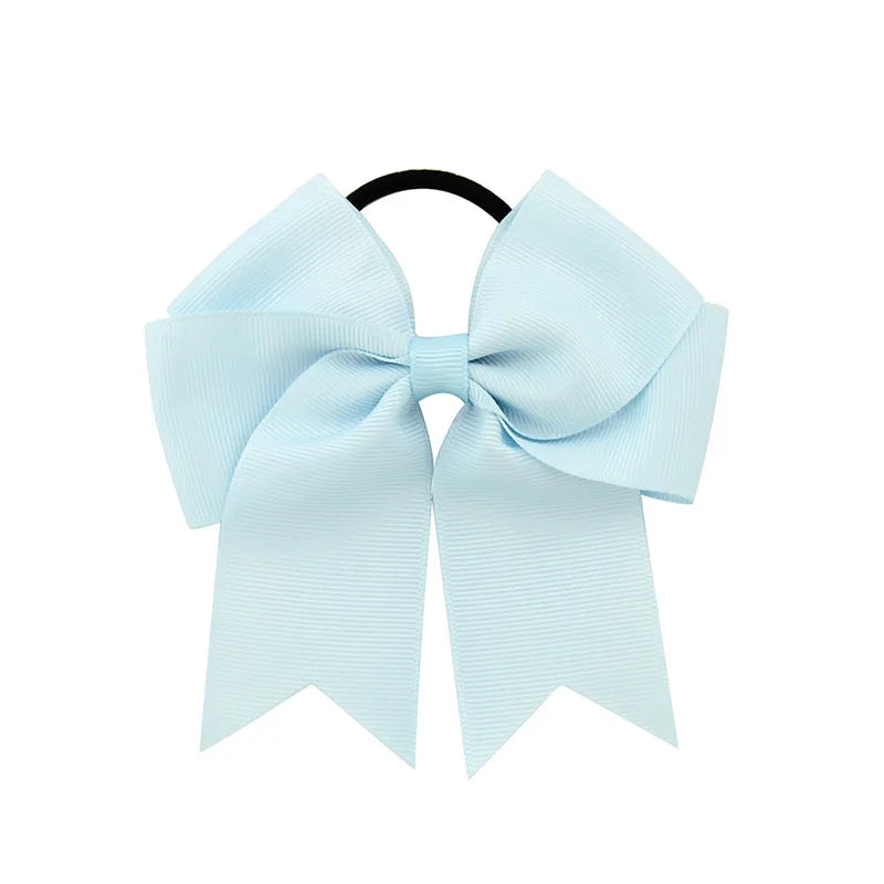 Grosgrain Ribbon Bow Women Ponytail Holder Elastic Hair Bands Rubber Rope Hairbands Girls Headdress Scrunchies Hair Accessories