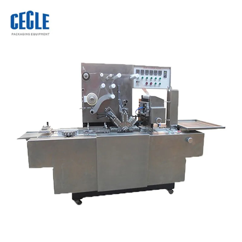 CW-230 Automatic Cosmetic Box Cellophane Wrapping Machine for Different Boxes, Perfume Boxes, Condom Boxes
