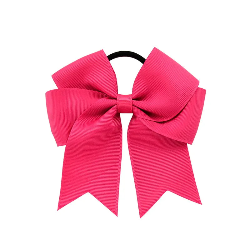 Grosgrain Ribbon Bow Women Ponytail Holder Elastic Hair Bands Rubber Rope Hairbands Girls Headdress Scrunchies Hair Accessories