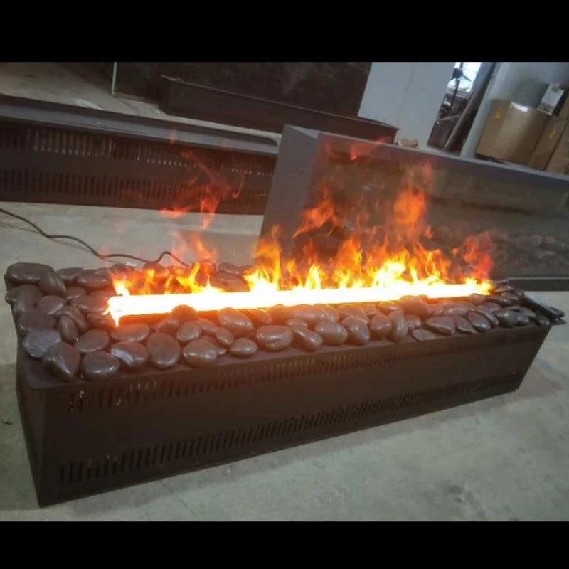 Factory Price 40" 3D Electric Fireplace Insert with Remote Control and Steel Construction for Modern Household Use