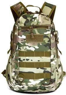 Cool Camping Gear Tactical Backpack, Trekking Bags, Camouflage Rucksack, Molle Bag, Camping Travel Backpacks, 15L