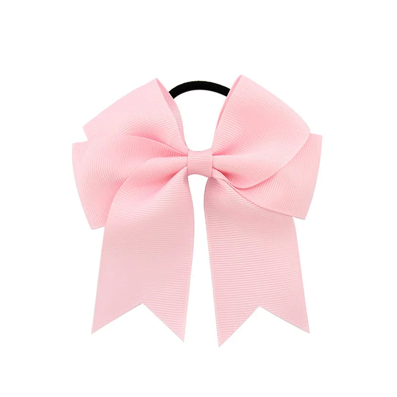 Grosgrain Ribbon Bow Women Ponytail Holder Elastic Hair Bands Rubber Rope Hairbands Girls Headdress Scrunchies Hair Accessories