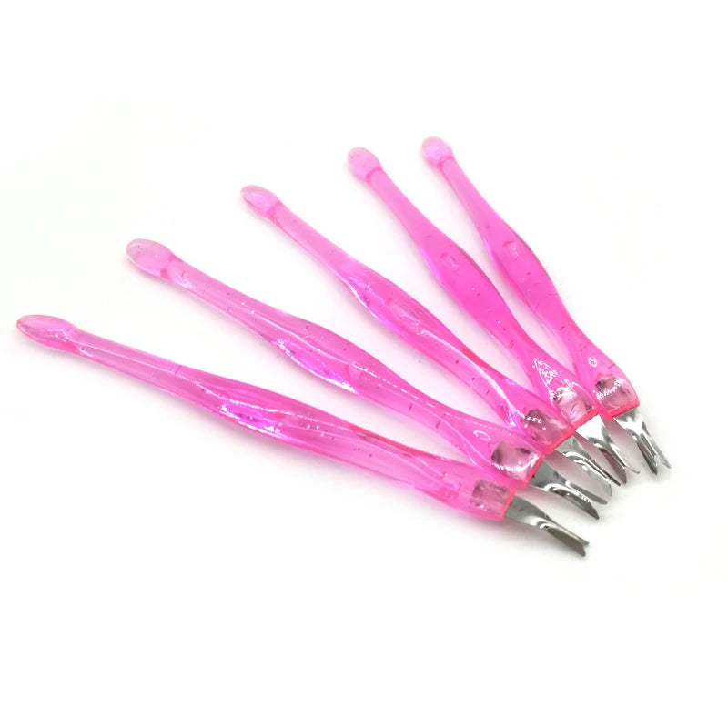 40pcs/lot Stainless Steel Cuticle Remover Trim Dead Skin Cuticle Pusher Trimmer Pedicure Nail Art Tools Nail Art Accessory Set