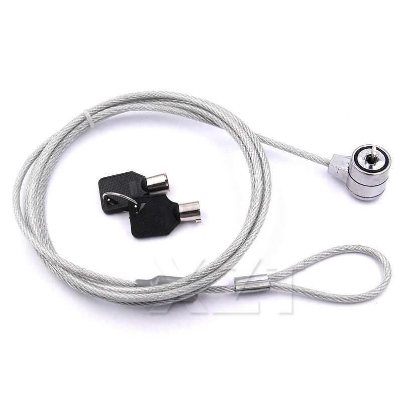 Notebook Laptop Computer Lock Security Chain Cable Chain with Key Laptop Anti-theft Lock Laptop Security Accessories