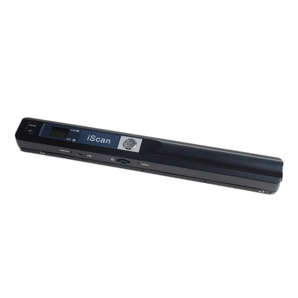 Portable A4 Document Handheld Passport Paper Scanner with A4 Color Contact Sensor, 8.27" Width Scanner