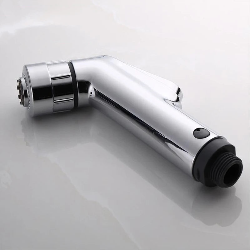 1pc Portable Bidet Sprayer Shattaf Toilet ABS Shower Spray Ass Tail Anal Cleaning Double Mode Bidet Hand Held Thread G1/2'