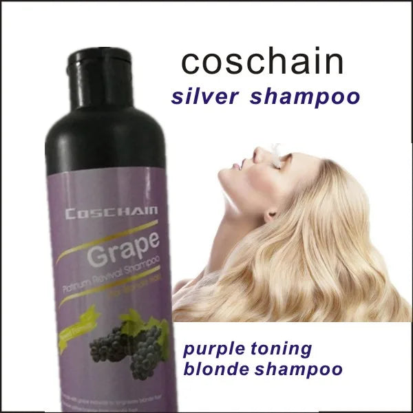 No Yellow Purple Color Save Nourishing Silver Shampoo Blonde Platinum Revival Hair Toning Shampoo