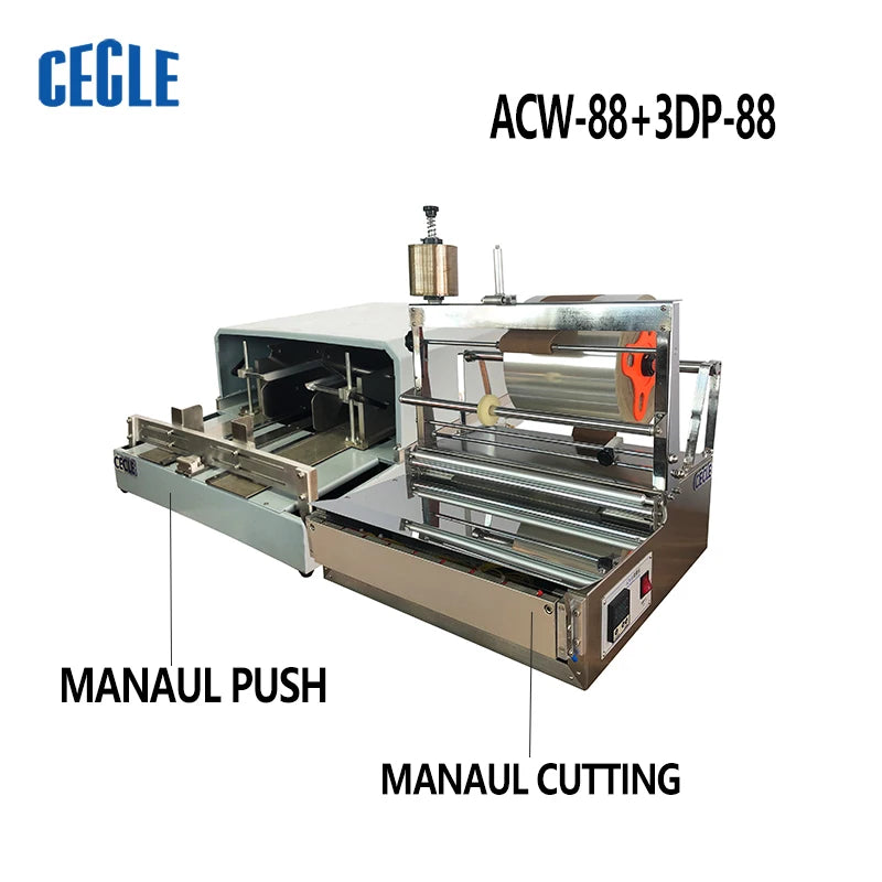 ACW-88+A3DP-88/3DP-88 Cellophane Wrapping Machine for Perfume Box