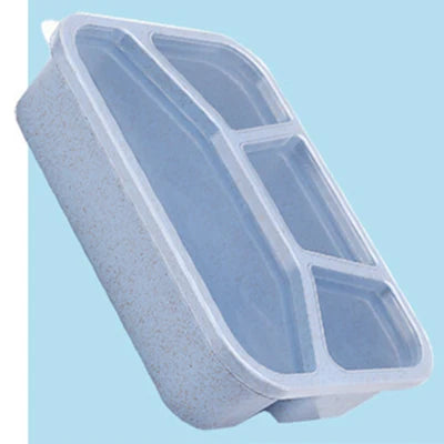 Portable Mini Bento 4 Grids Lunch Box Microwave Thermal Containers For Adults Travel Children Picnic Food Container and Storage